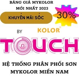 BẢNG GIÁ MYKOLOR TOUCH MỚI NHẤT - UPDATE 15/07/2023