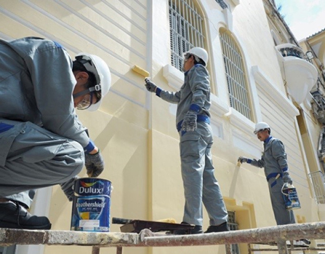 THI CÔNG CÔNG TRÌNH XÂY DỰNG - SƠN TƯỜNG NHÀ