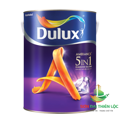DULUX AMBIANCE 5 IN1 DIAMOND GLOW 5L- BÓNG MỜ