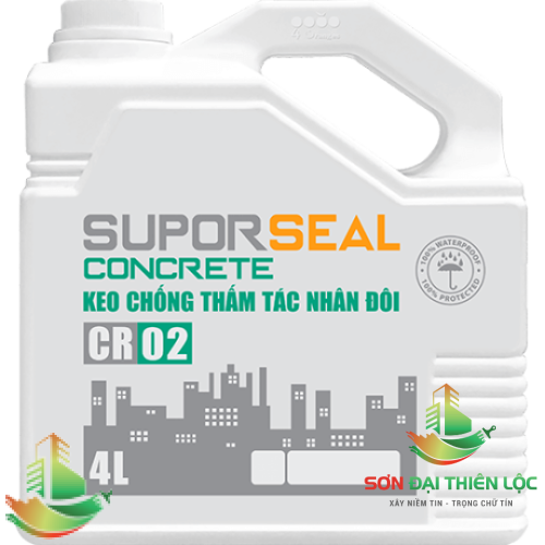 SUPORSEAL CONCRETE CR02 - KEO CHỐNG THẤM TÁC NHÂN ĐÔI