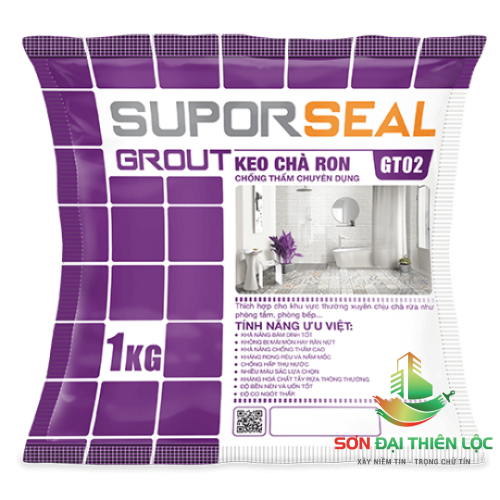 SUPORSEAL GROUT GT02 - KEO CHÀ RON CHÔNG THẤM CHUYÊN DỤNG