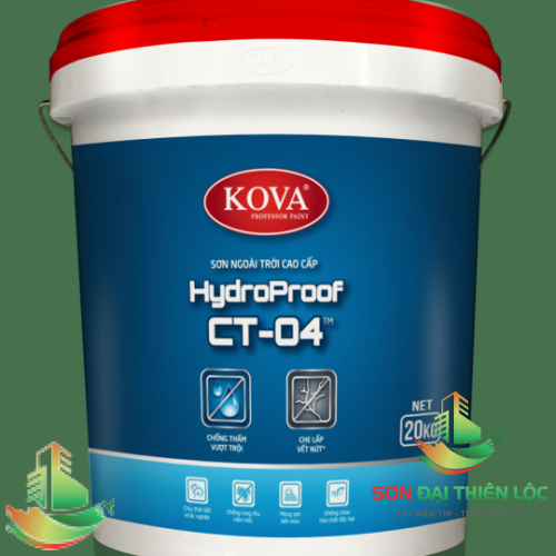 Sơn Ngoài Trời Cao Cấp KOVA HydroProof CT-04