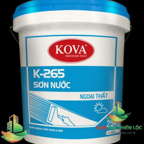 Sơn Ngoại Thất KOVA K-265 Chính Hãng, Giá Rẻ