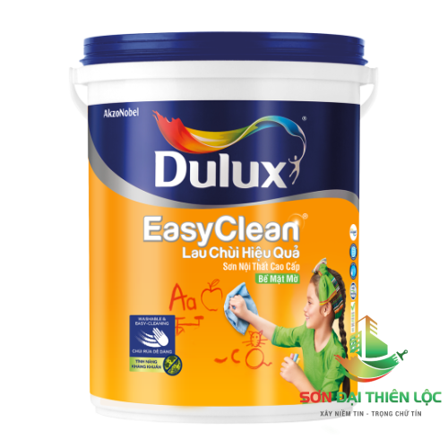 SƠN NỘI THÂT DULUX EASYCLEAN- THÙNG 15L ( MỜ)