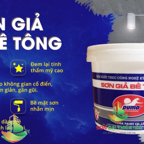 SƠN HIỆU ỨNG BÊ TÔNG PUMA