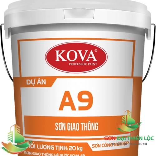 SƠN GIAO THÔNG HỆ NƯỚC KOVA A9 - MÀU VÀNG 5KG