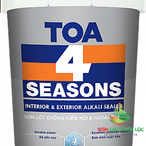 SƠN LÓT CHỐNG KIỀM NỘI VÀ NGOẠI THẤT TOA 4 SEASONS INTERIOR & EXTERIOR ALKALI SEALER