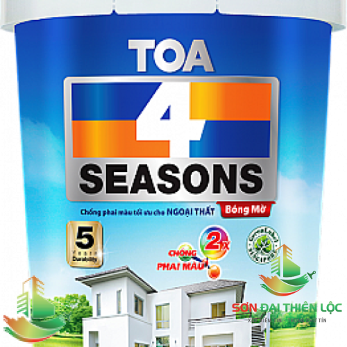 SƠN NƯỚC NGOẠI THẤT TOA 4 SEASONS EXTERIOR SATIN GLO HIGH SHEEN