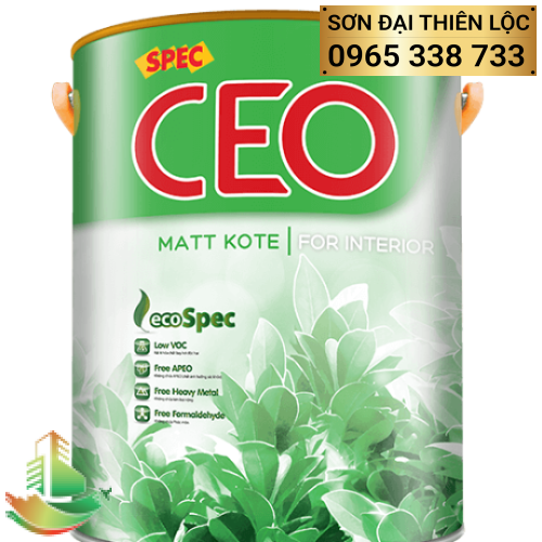 SPEC CEO MATT KOTE FOR INTERIOR - SƠN NỘI THẤT LÁNG MỊN CAO CẤP