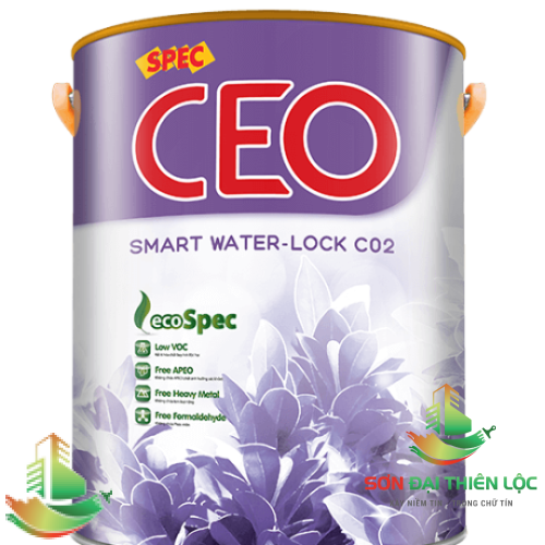 SPEC CEO SMART WATER-LOCK C02 - SƠN CHỐNG THẤM ĐA SẮC, TRỰC TIẾP TƯỜNG