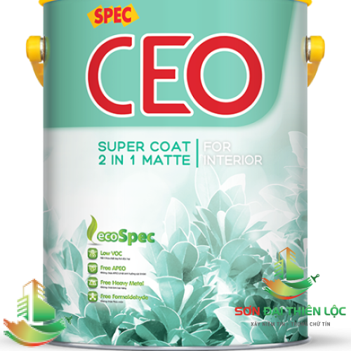 SPEC CEO SUPER COAT 2 IN 1 MATTE FOR INTERIOR - SƠN NỘI THẤT 2 TRONG 1 CAO CẤP LÁNG MỊN