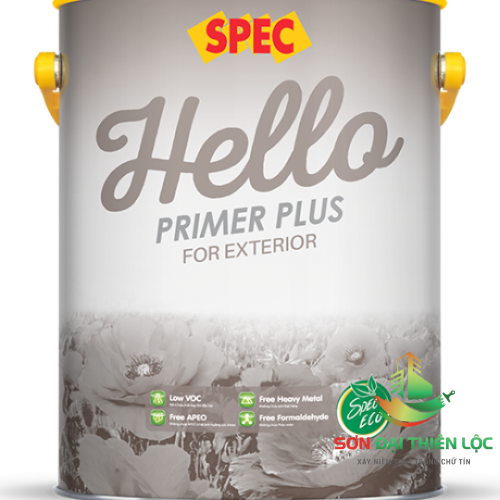 SPEC HELLO PRIMER PLUS FOR EXTERIOR - SƠN LÓT NGOẠI THẤT SIÊU KHÁNG KIỀM VÀ KHÁNG MUỐI