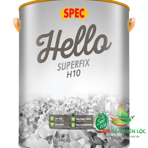 SPEC HELLO SUPERFIX H10 - SƠN CHỐNG THẤM TRỰC TIẾP TƯỜNG, CHỨC NĂNG ĐÔI